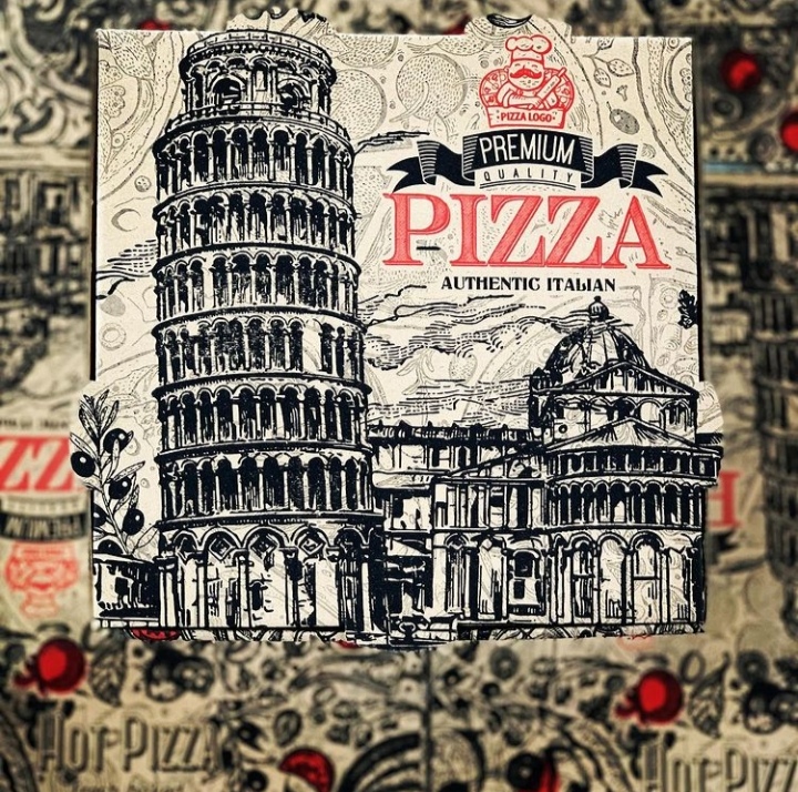 Pizzakartong exempel